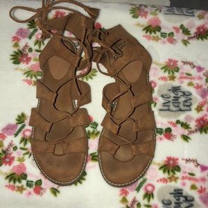 Lace up sandals